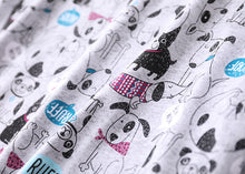 Load image into Gallery viewer, I Love Dogs Womens Cotton Pajamas-Apparel-Apparel, Boston Terrier, Bull Terrier, Dachshund, Dogs, Pajamas, Pug-8