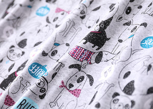 I Love Dogs Womens Cotton Pajamas-Apparel-Apparel, Boston Terrier, Bull Terrier, Dachshund, Dogs, Pajamas, Pug-8