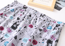 Load image into Gallery viewer, I Love Dogs Womens Cotton Pajamas-Apparel-Apparel, Boston Terrier, Bull Terrier, Dachshund, Dogs, Pajamas, Pug-4