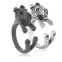 Load image into Gallery viewer, 3D Welsh Terrier Finger Wrap Rings-Dog Themed Jewellery-Dogs, Jewellery, Ring, Welsh Terrier-8