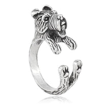 Load image into Gallery viewer, 3D Welsh Terrier Finger Wrap Rings-Dog Themed Jewellery-Dogs, Jewellery, Ring, Welsh Terrier-3