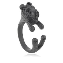 Load image into Gallery viewer, 3D Welsh Terrier Finger Wrap Rings-Dog Themed Jewellery-Dogs, Jewellery, Ring, Welsh Terrier-7