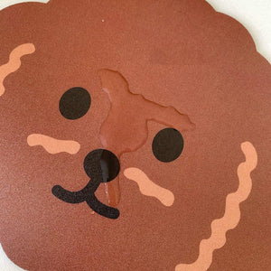 Cutest  Brown Doodle Love Mousepad-Accessories-Accessories, Dogs, Doodle, Goldendoodle, Home Decor, Mouse Pad, Toy Poodle-5