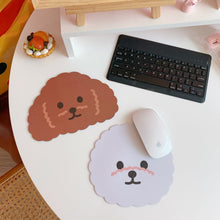 Load image into Gallery viewer, Cutest  Brown Doodle Love Mousepad-Accessories-Accessories, Dogs, Doodle, Goldendoodle, Home Decor, Mouse Pad, Toy Poodle-6