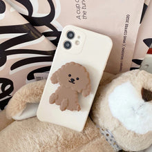 Load image into Gallery viewer, Doodle Love iPhone Case and Tabletop Stand-Cell Phone Accessories-Accessories, Dogs, Doodle, Goldendoodle, iPhone Case, Toy Poodle-4