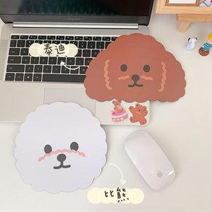 Cutest  Brown Doodle Love Mousepad-Accessories-Accessories, Dogs, Doodle, Goldendoodle, Home Decor, Mouse Pad, Toy Poodle-4