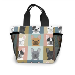 Some of the French Bulldogs I Love Small Carry Bag-Accessories-Accessories, Bags, Dogs, French Bulldog-11