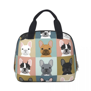 Some of the French Bulldogs I Love Shell Shaped Lunch Bag-Accessories-Accessories, Bags, Dogs, French Bulldog, Lunch Bags-10