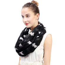 Load image into Gallery viewer, I Love Scottish Terriers Infinity Loop Scarves-Accessories-Accessories, Dogs, Scarf, Scottish Terrier-8