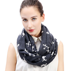 I Love Poodles Infinity Loop Scarves-Accessories-Accessories, Dogs, Poodle, Scarf-10
