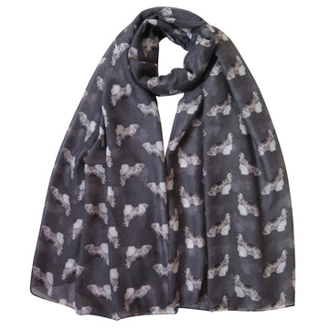 Infinite Cocker Spaniel Love Womens Scarves-Accessories-Accessories, Cocker Spaniel, Dogs, Scarf-3