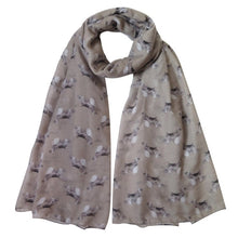 Load image into Gallery viewer, Infinite Cocker Spaniel Love Womens Scarves-Accessories-Accessories, Cocker Spaniel, Dogs, Scarf-Khaki-2