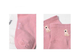 Image of pug ankle socks