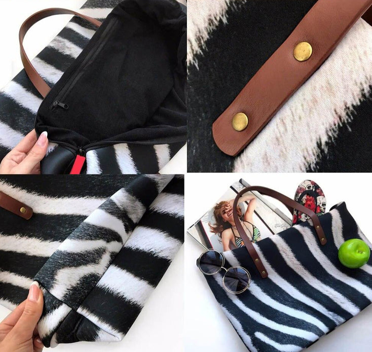 Image of the fabric of pug bag