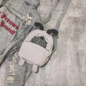 Image of pug bag in the color Gray