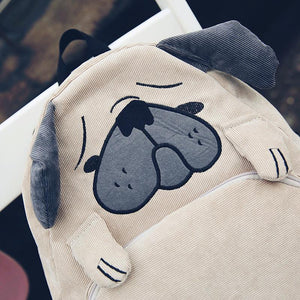 Close up image of a Pug bag
