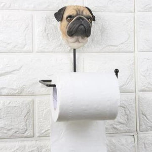 Image of wall-mounted Pug bathroom accessory