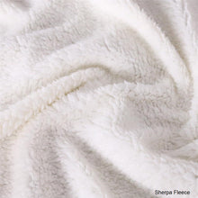Load image into Gallery viewer, Image of pug blanket sherpa fleece fabric
