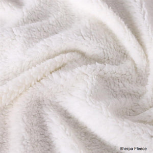 Image of pug blanket sherpa fleece fabric