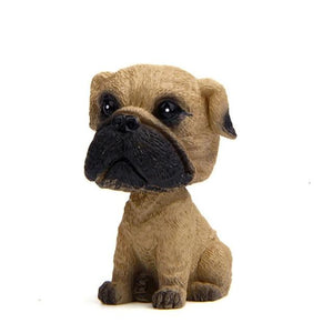 Image of a miniature Pug bobblehead