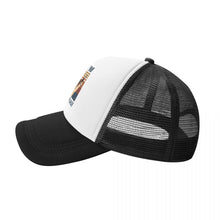 Load image into Gallery viewer, Side image of pew pew pug baseball cap in the color black