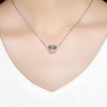 Load image into Gallery viewer, Image of a lady wearing Pug charm necklace