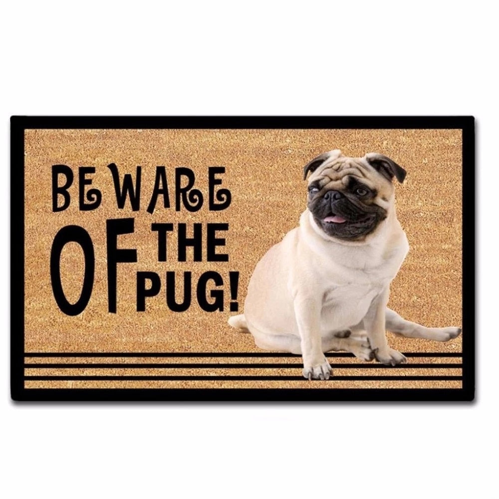 Pug doormat 2025