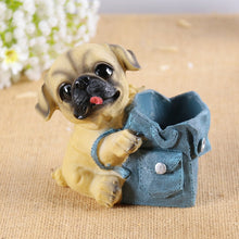 Load image into Gallery viewer, Image of a Pug pencil holder