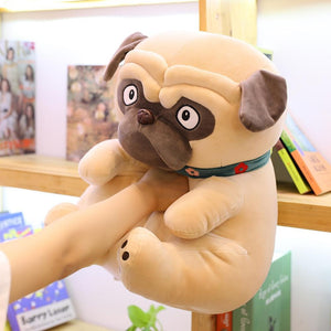 Image of a Pug stuffed animal soft toy