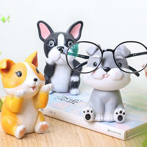 Pug Love Resin Glasses Holder FigurineHome Decor