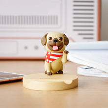 Load image into Gallery viewer, Image of a pug mobile phone holder stand
