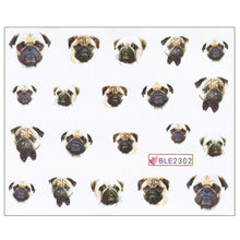 Load image into Gallery viewer, Image of pug nail in different designs