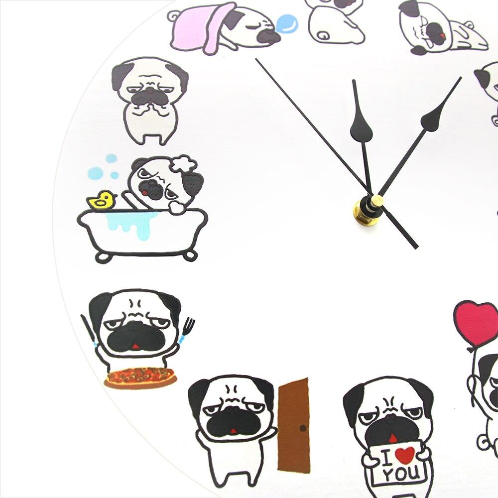 Pug Clock - Pug O Clock Wall Clock