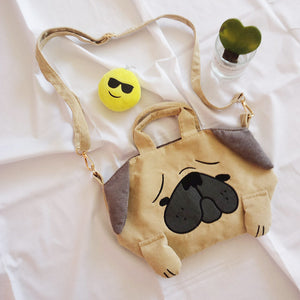Image of a pug purse