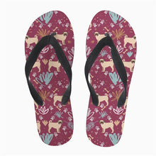 Load image into Gallery viewer, Image of Pug slippers in the color Maroon