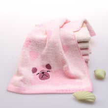 Load image into Gallery viewer, Image of pug towel in the color pink