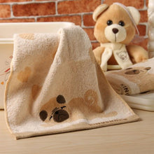 Load image into Gallery viewer, Image of pug towel in the color brown