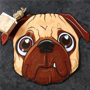 Image of Separation Anxiety Pug Towel