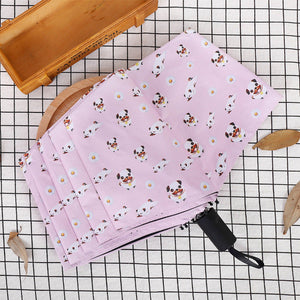 Pug Love Foldable Parasol Umbrella-Accessories-Accessories, Dogs, Pug, Umbrella-Pink-2