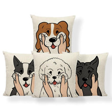 Load image into Gallery viewer, Pull My Cheeks Basset Hound Cushion CoverCushion Cover