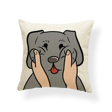 Load image into Gallery viewer, Pull My Cheeks Basset Hound Cushion CoverCushion CoverOne SizeLabrador