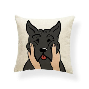 Pull My Cheeks Border Collie Cushion CoverCushion CoverOne SizeAmerican Pit bull Terrier