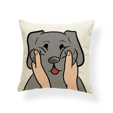 Load image into Gallery viewer, Pull My Cheeks Border Collie Cushion CoverCushion CoverOne SizeLabrador