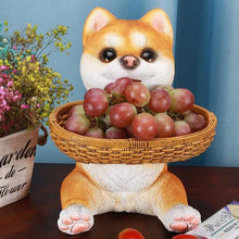 Load image into Gallery viewer, Puppy Love Tabletop Organiser &amp; Piggy Bank StatuesHome DecorShiba Inu