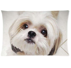 Queen Size Rectangular Large Cushion Covers for Dog Lovers - Series 1Cushion CoverMalteseOne Size