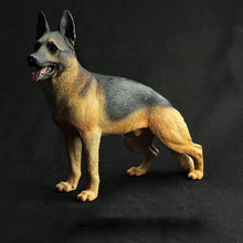 Load image into Gallery viewer, German Shepherd Love Lifelike StatueHome DecorBlack and Tan