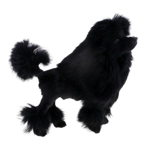 black toy poodle stuffed animal