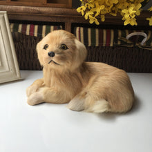 Load image into Gallery viewer, Realistic Lifelike Golden Retriever Stuffed Animals with Real Fur-Soft Toy-Dogs, Golden Retriever, Home Decor, Soft Toy, Stuffed Animal-4