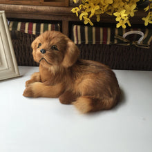 Load image into Gallery viewer, Realistic Lifelike Golden Retriever Stuffed Animals with Real Fur-Soft Toy-Dogs, Golden Retriever, Home Decor, Soft Toy, Stuffed Animal-6