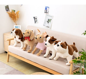 Red Bow-Tie Labrador Stuffed Animal Plush Toys-Soft Toy-Dogs, Home Decor, Labrador, Stuffed Animal-8